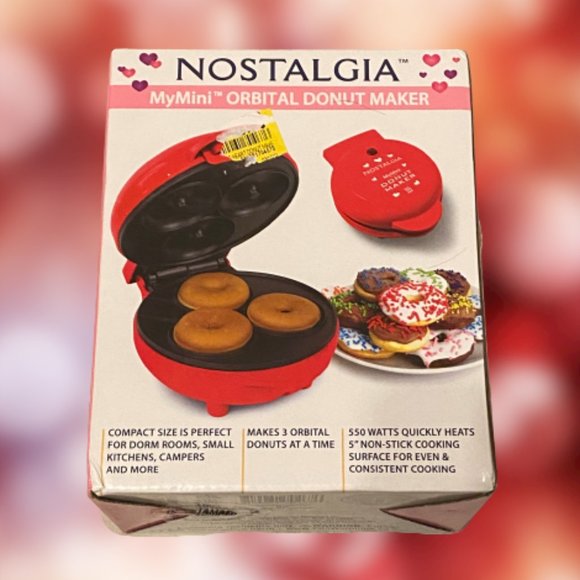 Nostalgia Kitchen Nwt Nostalgia Mymini Orbital Donut Maker Poshmark